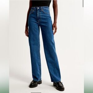 Abercrombie & Fitch High Rise Blue Jeans